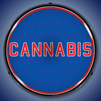 Cannabis 14" LED Front Window Business Sign