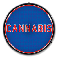 Cannabis 14" LED Front Window Business Sign