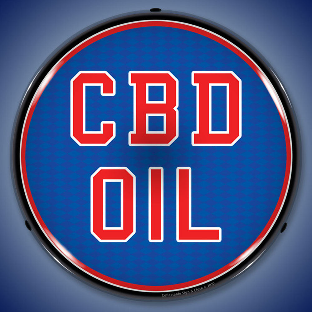 CBD OIL 14" LED Front Window Business Sign
