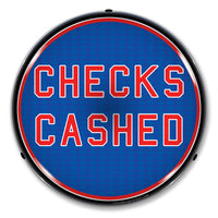 Checks Cashed 14" LED Front Window Business Sign
