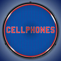 Cellphones 14" LED Front Window Business Sign