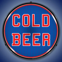 Cold Beer 14" LED Front Window Business Sign