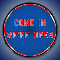 Come in Were Open 14" LED Front Window Business Sign