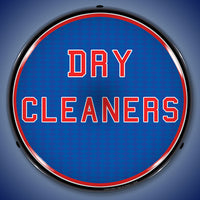 Dry Cleaners 14" LED Front Window Business Sign