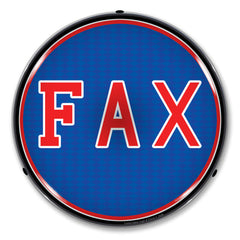 Fax 14" LED Front Window Business Sign