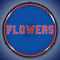 Flowers 14" LED Front Window Business Sign