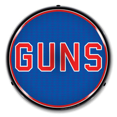 Guns 14" LED Front Window Business Sign