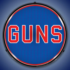 Guns 14" LED Front Window Business Sign