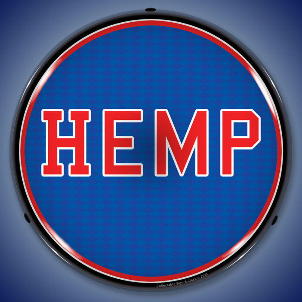 Hemp 14" LED Front Window Business Sign