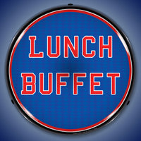 Lunch Buffet 14" LED Front Window Business Sign