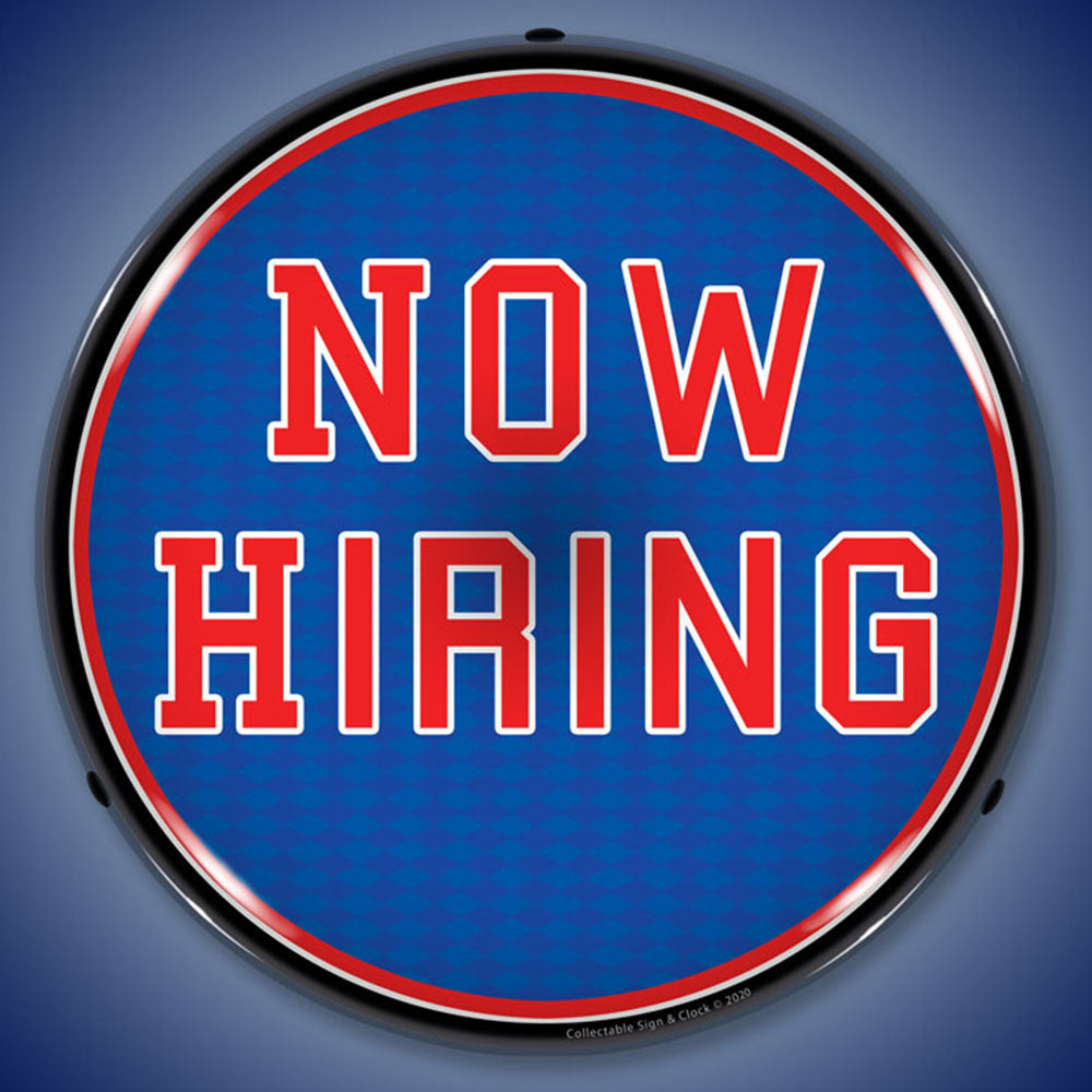 Now Hiring 14" LED Front Window Business Sign