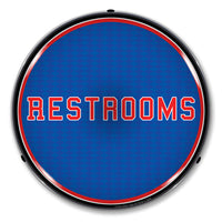 Restrooms 14" LED Front Window Business Sign
