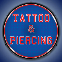 Tattoo and Piercing 14" LED Front Window Business Sign