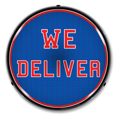 WE DELIVER 14" LED Front Window Business Sign