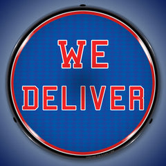 WE DELIVER 14" LED Front Window Business Sign