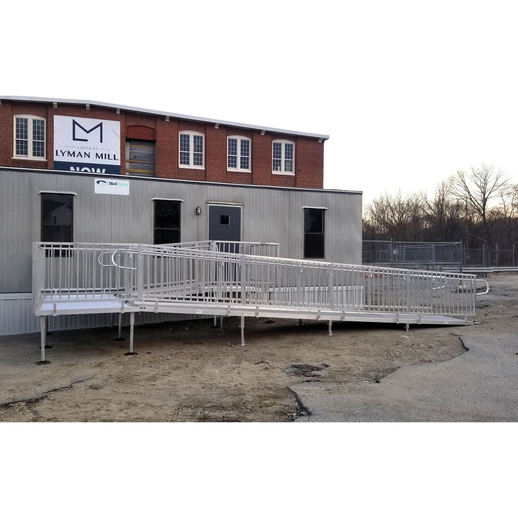Rampit USA United Series 54" Wide Commercial Aluminum Wheelchair Ramp