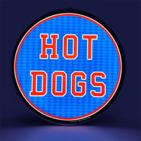 Hot Dogs 14" LED Front Window Business Sign