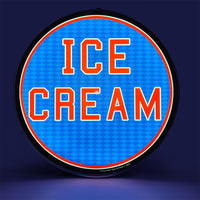 Ice Cream 14" LED Front Window Business Sign