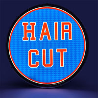 Hair Cut 14" LED Front Window Business Sign