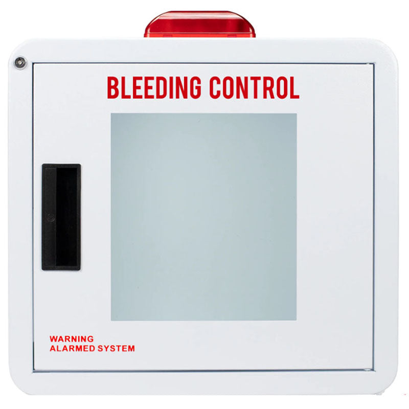 Cubix Safety Premium Rounded Bleeding Control Cabinet with Magnetic Seal and Wall Mount