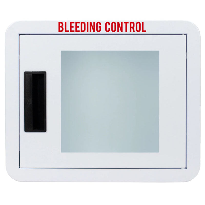 Cubix Safety Premium Rounded Bleeding Control Cabinet with Magnetic Seal and Wall Mount