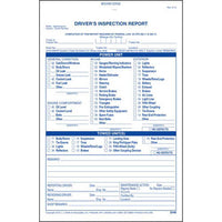 JJ Keller Detailed Driver's Vehicle Inspection Report, 2-Ply, Carbonless, with Blue Ink - Stock