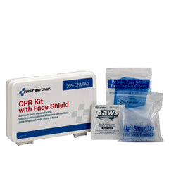 First Aid Only CPR Kit, Single Use, Plastic Case