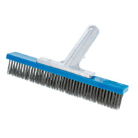 Kemp USA 10" Aluminum Back Pool Brush with Steel Bristles