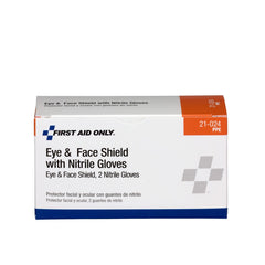 First Aid Only Eye and Face Shield with Gloves Kit, 1 Set Per Box