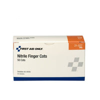First Aid Only Nitrile Finger Cots, 50 Per Box(Pack of 50)