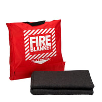 First Aid Only 62" x 8" Wool Fire Blanket in Hanging Pouch (2 per order)