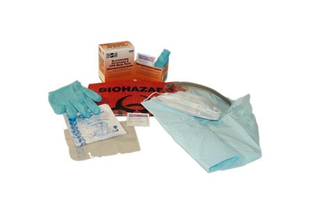 First Aid Only 8 Piece Bloodborne Pathogen Personal Protection Kit