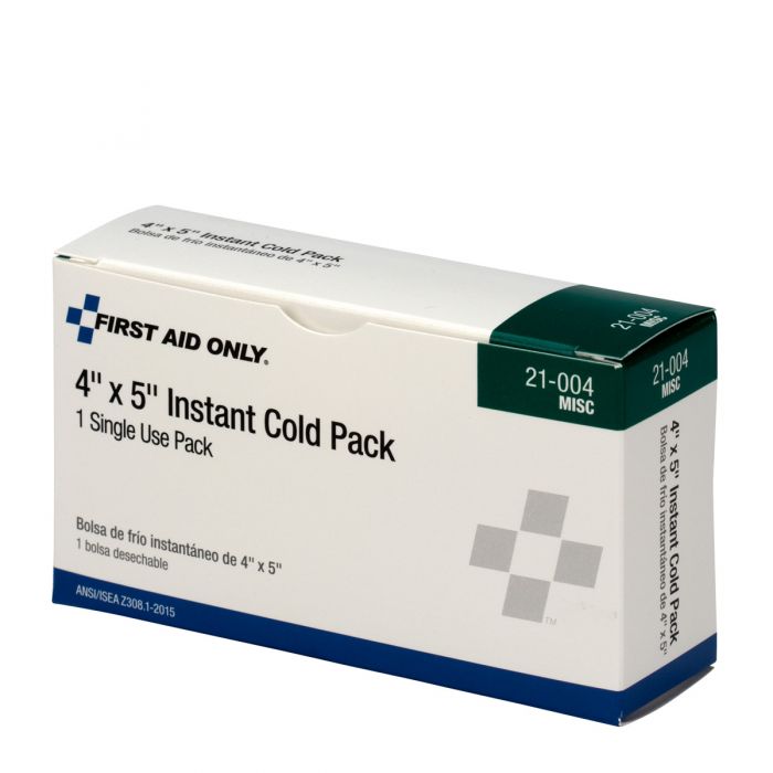 First Aid Only 4" x 5" Instant Cold Pack, Single Use