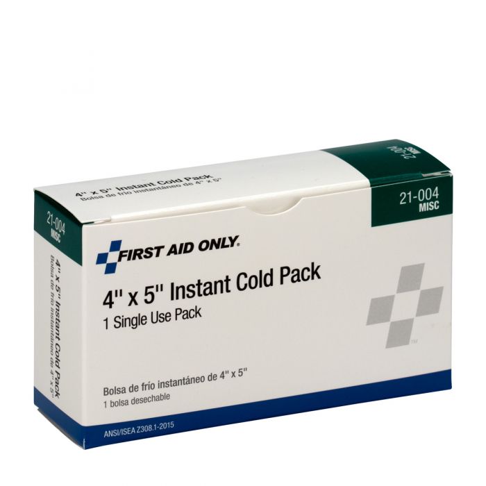First Aid Only 4" x 5" Instant Cold Pack, Single Use