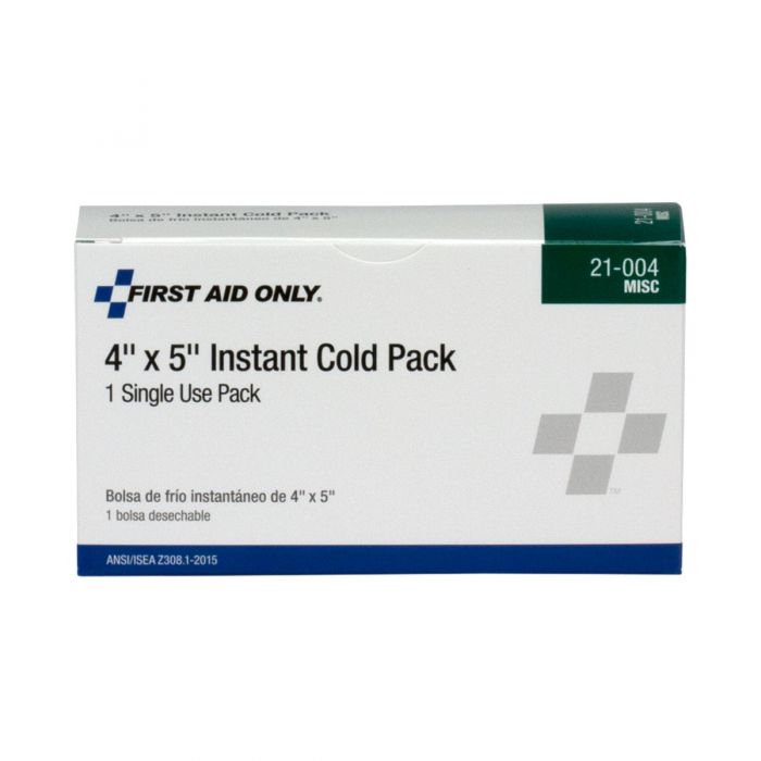 First Aid Only 4" x 5" Instant Cold Pack, Single Use