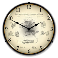 Sharps Breech Rifle 1867 Patent 14" LED Wall Clock