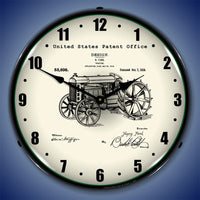 Ford Tractor 1919 Patent 14" LED Wall Clock