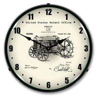 Ford Tractor 1919 Patent 14" LED Wall Clock