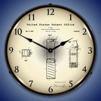 Pez Candy Dispenser 1952 Patent 14" LED Wall Clock