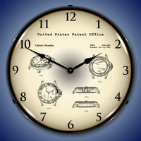 Rolex Diving Watch 1999 Patent 14" LED Wall Clock