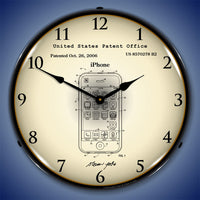 Apple iPhone Patent 14" LED Wall Clock