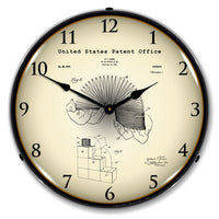 Slinky Toy 1947 Patent 14" LED Wall Clock
