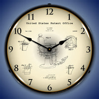 Koken Barber's Chair 1929 Patent 14" LED Wall Clock