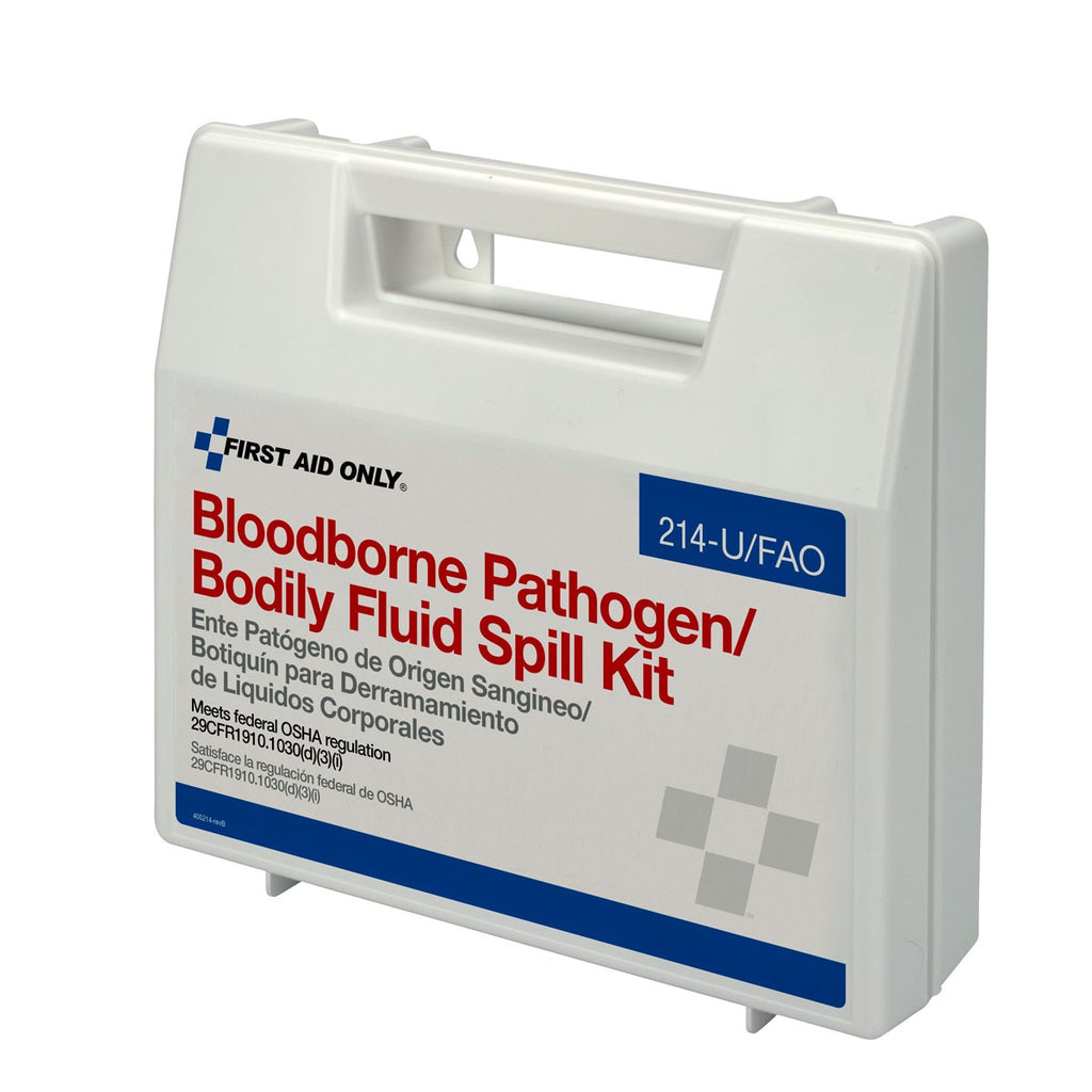 First Aid Only 24-Piece BBP and Bodily Fluid Spill Kit in Plastic Case