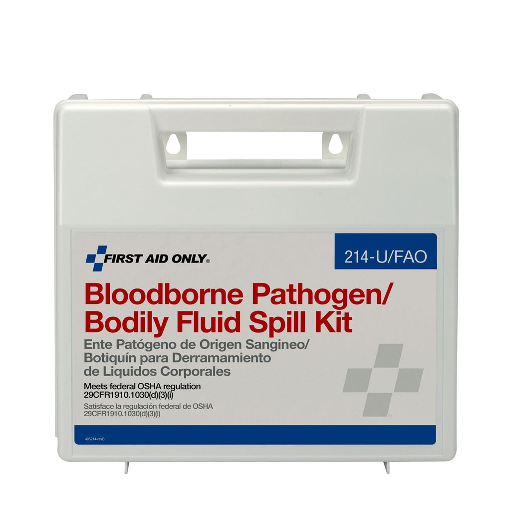 First Aid Only 24-Piece BBP and Bodily Fluid Spill Kit in Plastic Case