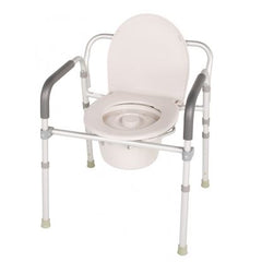 Graham-Field Lumex 3-in-1 Aluminum Commode with Removable Back Bar