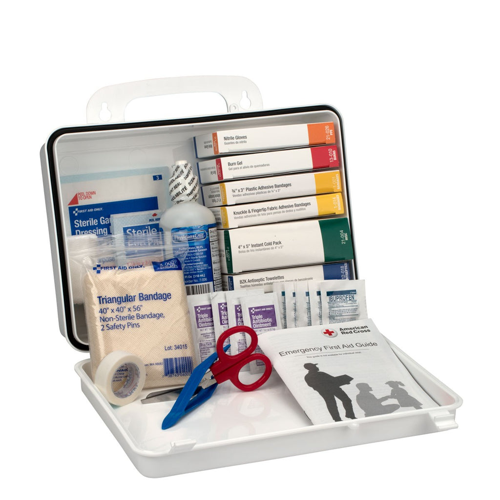 First Aid Only 25 Person Vehicle First Aid Kit in Weather-Resistant Plastic Case