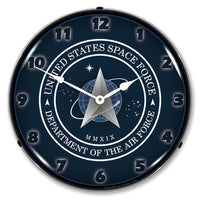 Space Force 14" LED Wall Clock