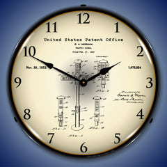 1922 First Traffic Signal G. A. Morgan Patent 14" LED Wall Clock