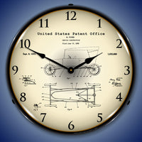 1922 Henry Ford Vehicle Construction Patent 14" LED Wall Clock